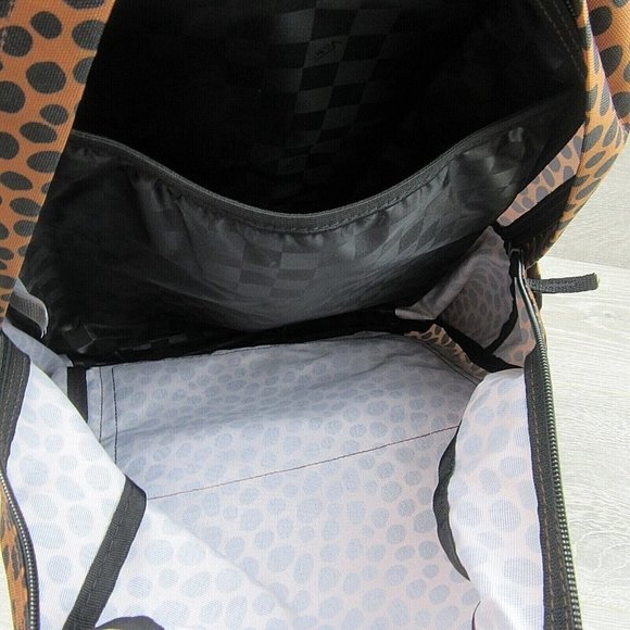 Vans Old Skool H20 Backpack School Travel Bag 22L Brown Black Animal Print NEW - Picture 10 of 12